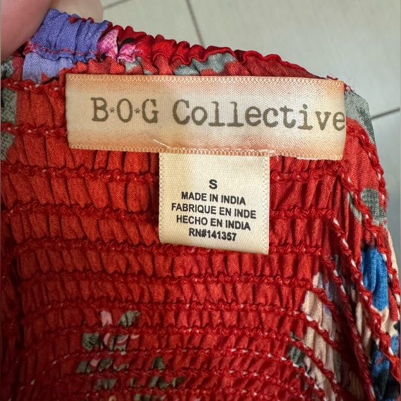 Red Floral Spaghetti Strap jumpsuit - Picture 5 of 5